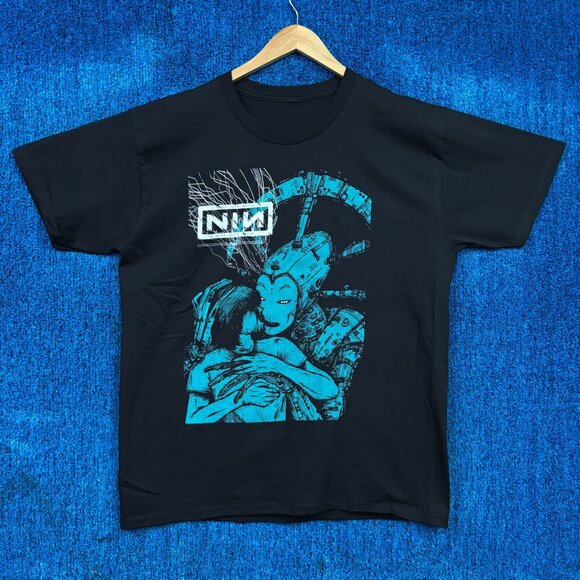 Nine Inch Nails 2005 “With Teeth Tour” Industrial Rock Band Graphic T-Shirt Size - Picture 1 of 4